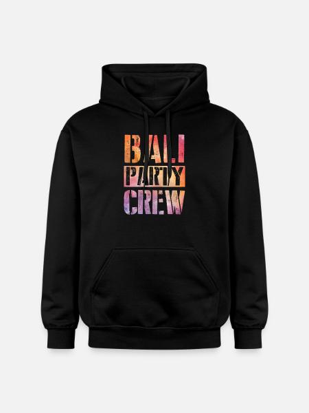 Bali Party Crew - Gildan Unisex Softstyle® Midweight Hoodie - Schwarz