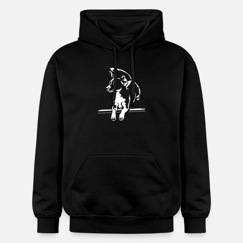 Beagle « Black Edition » - Sweat à capuche Softstyle® Gildan Unisexe - noir