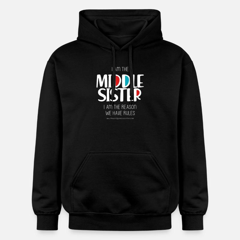 Sœur cadette - Sweat à capuche Softstyle® Gildan Unisexe - noir