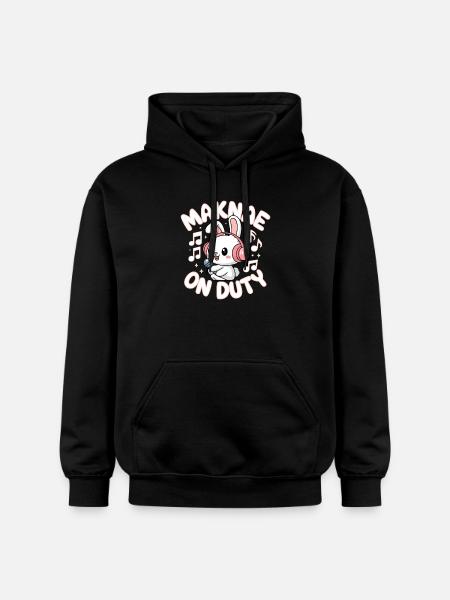K-Pop Fan Funny Korea Maknae - Gildan Unisex Softstyle® Midweight Hoodie - black