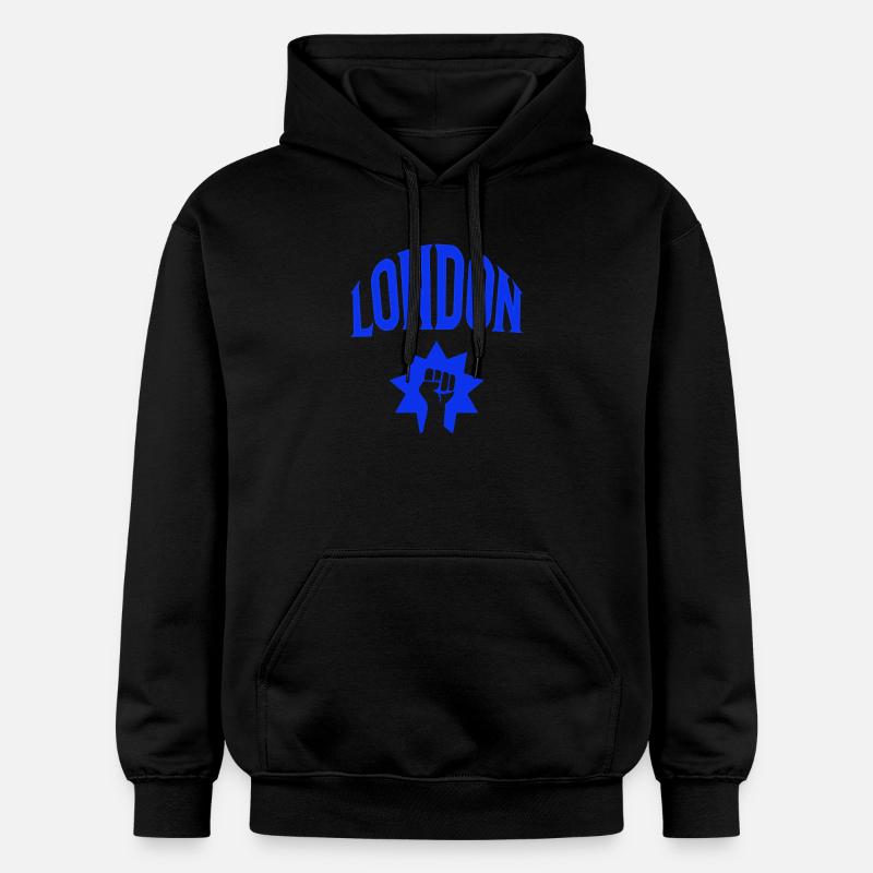 Londres - Sweat à capuche Softstyle® Gildan Unisexe - noir