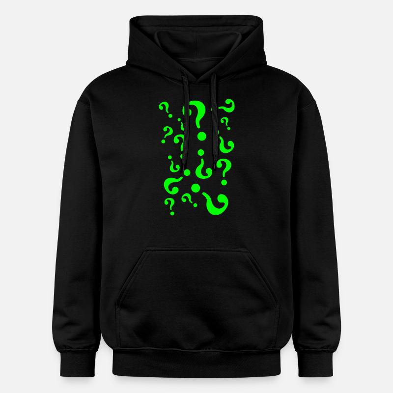 points d'interrogation - Sweat à capuche Softstyle® Gildan Unisexe - noir