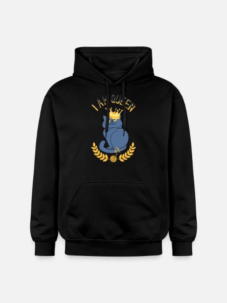 chat - Sweat à capuche Softstyle® Gildan Unisexe - noir