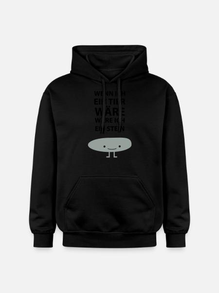 Sei ein Stein! - Gildan Unisex Softstyle® Midweight Hoodie - Schwarz