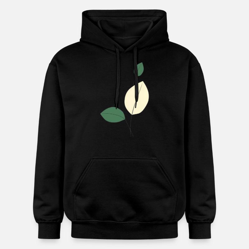 Feuilles - Sweat à capuche Softstyle® Gildan Unisexe - noir