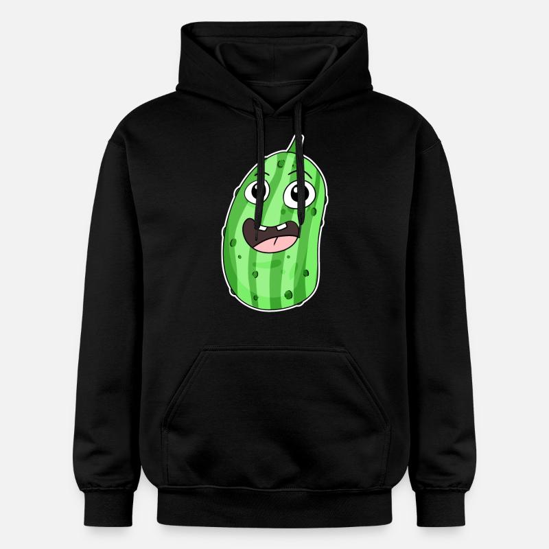 Motif concombre - Sweat à capuche Softstyle® Gildan Unisexe - noir