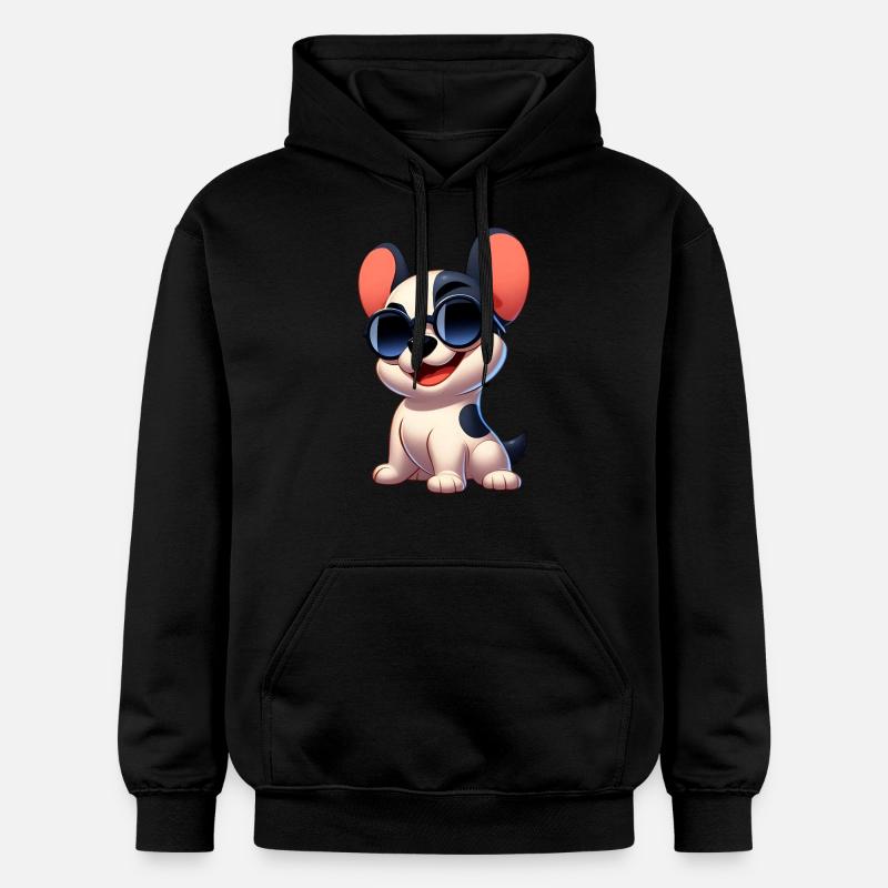 bouledogue français 6 - Sweat à capuche Softstyle® Gildan Unisexe - noir