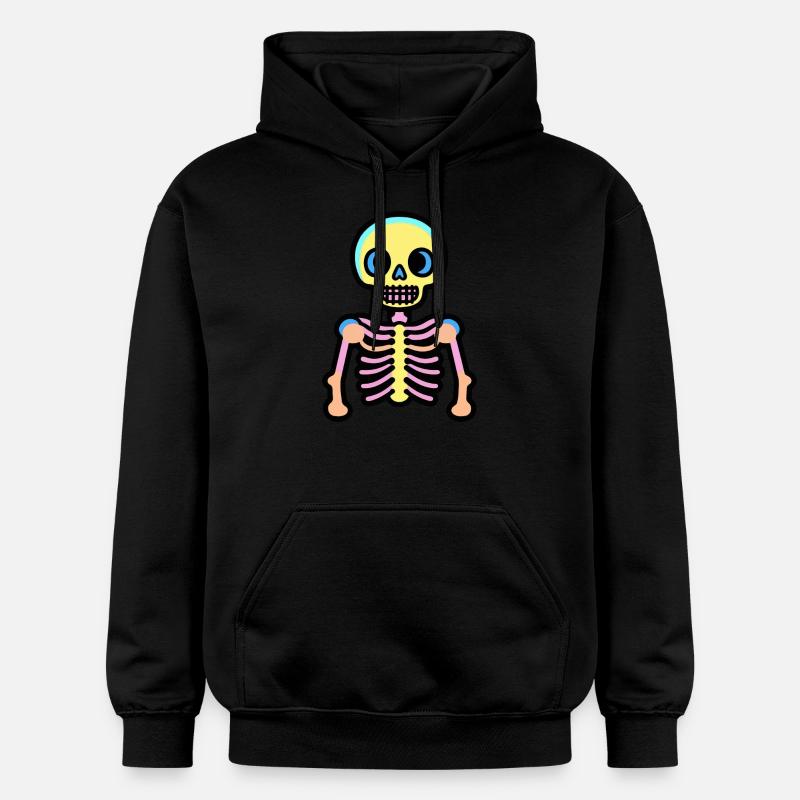Squelette Halloween - Sweat à capuche Softstyle® Gildan Unisexe - noir