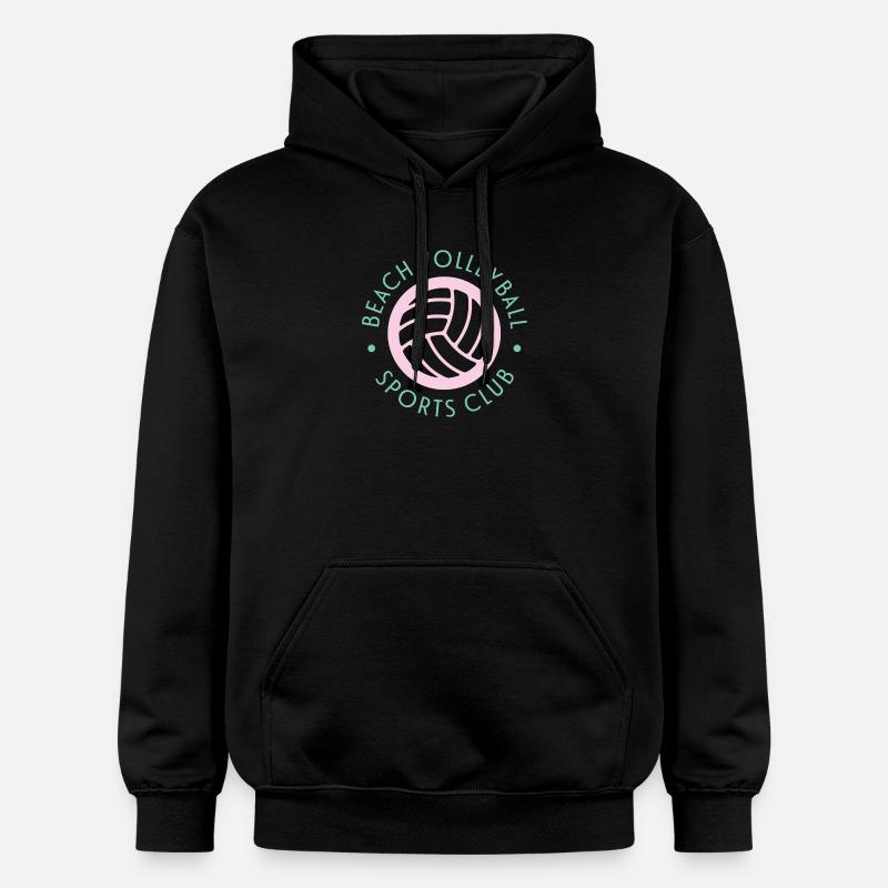 Beach-volley - Sweat à capuche Softstyle® Gildan Unisexe - noir