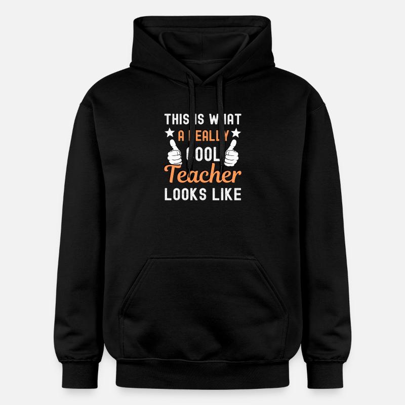 Enseignante - Sweat à capuche Softstyle® Gildan Unisexe - noir