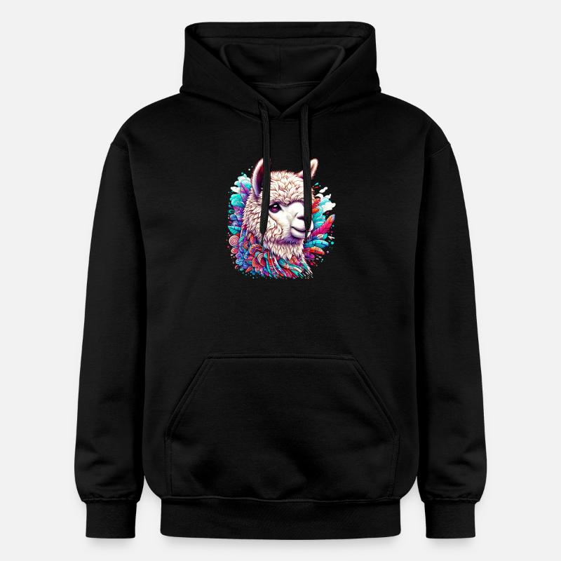 Alpaga - Sweat à capuche Softstyle® Gildan Unisexe - noir