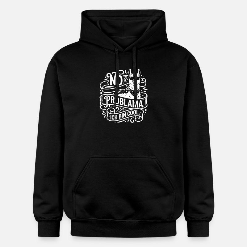 Pas de coolitude Problama Lama - Sweat à capuche Softstyle® Gildan Unisexe - noir