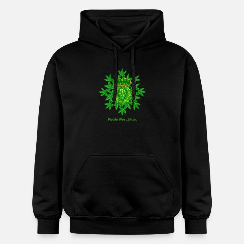 Pisdez Weed Blyat - Sweat à capuche Softstyle® Gildan Unisexe - noir