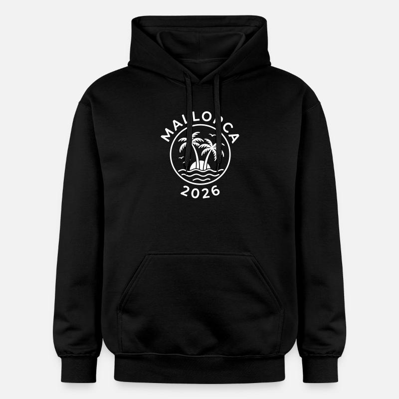 Majorque 2026 - Sweat à capuche Softstyle® Gildan Unisexe - noir