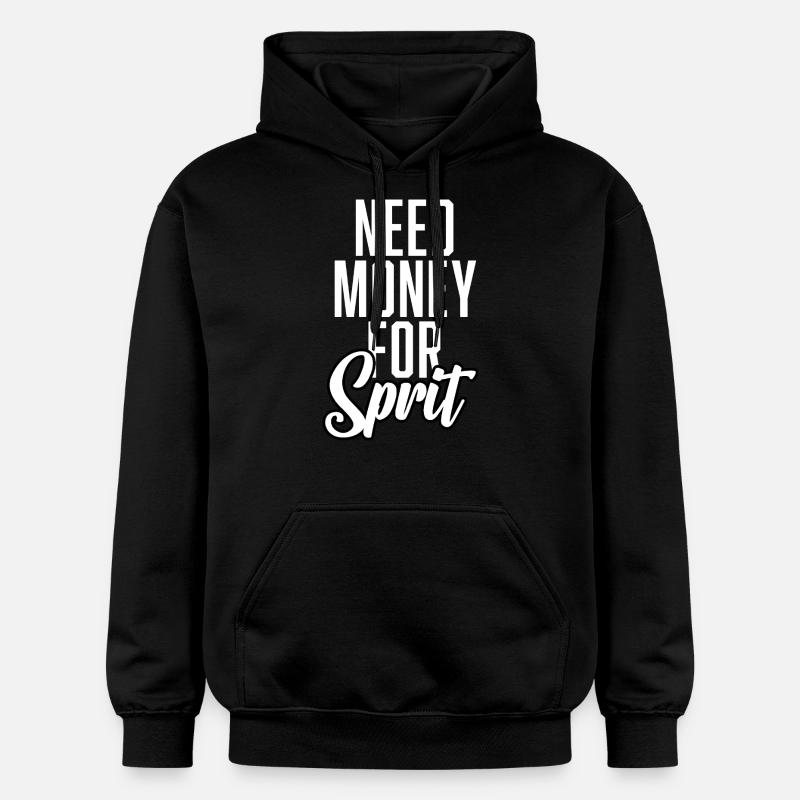 Besoin d’argent pour l’ - Sweat à capuche Softstyle® Gildan Unisexe - noir