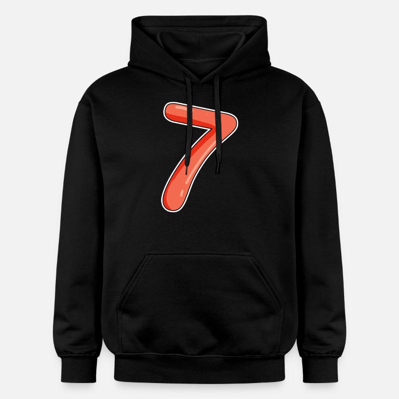 Sept - Sweat à capuche Softstyle® Gildan Unisexe - noir