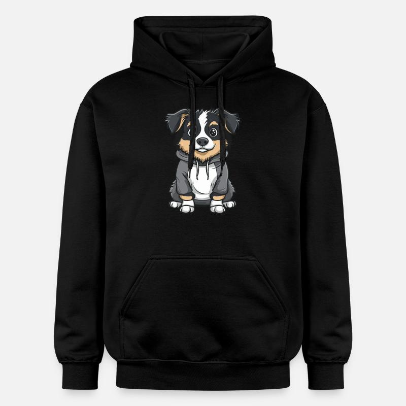 Berger Australien Drôle - Sweat à capuche Softstyle® Gildan Unisexe - noir
