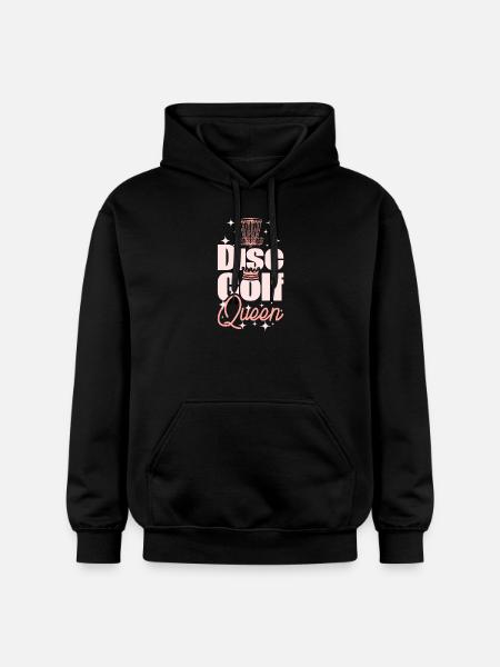 Girls Discs Golf Queen - Gildan Unisex Softstyle® Midweight Hoodie - black