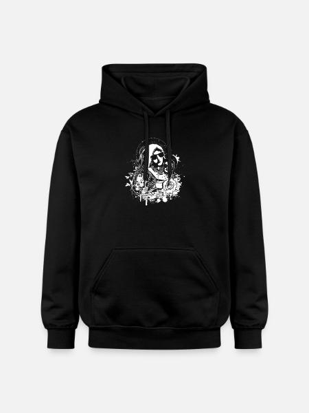 Holy punk family - Gildan Unisex Softstyle® Midweight Hoodie - black
