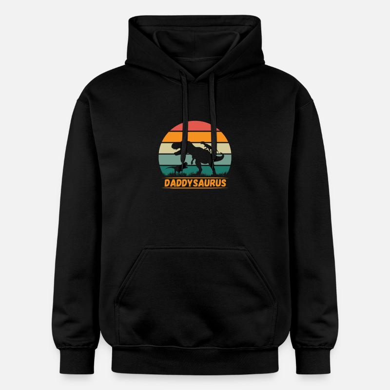 DADDYSAURUS - Sweat à capuche Softstyle® Gildan Unisexe - noir