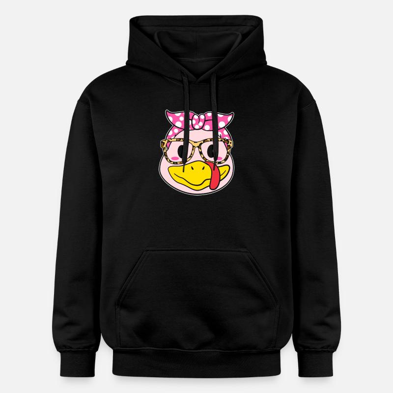 Thanksgiving Maman Maman Maman Grand-mère - Sweat à capuche Softstyle® Gildan Unisexe - noir