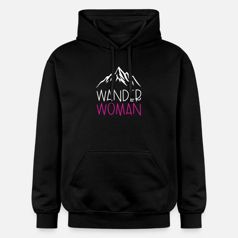 Femme errante - Sweat à capuche Softstyle® Gildan Unisexe - noir