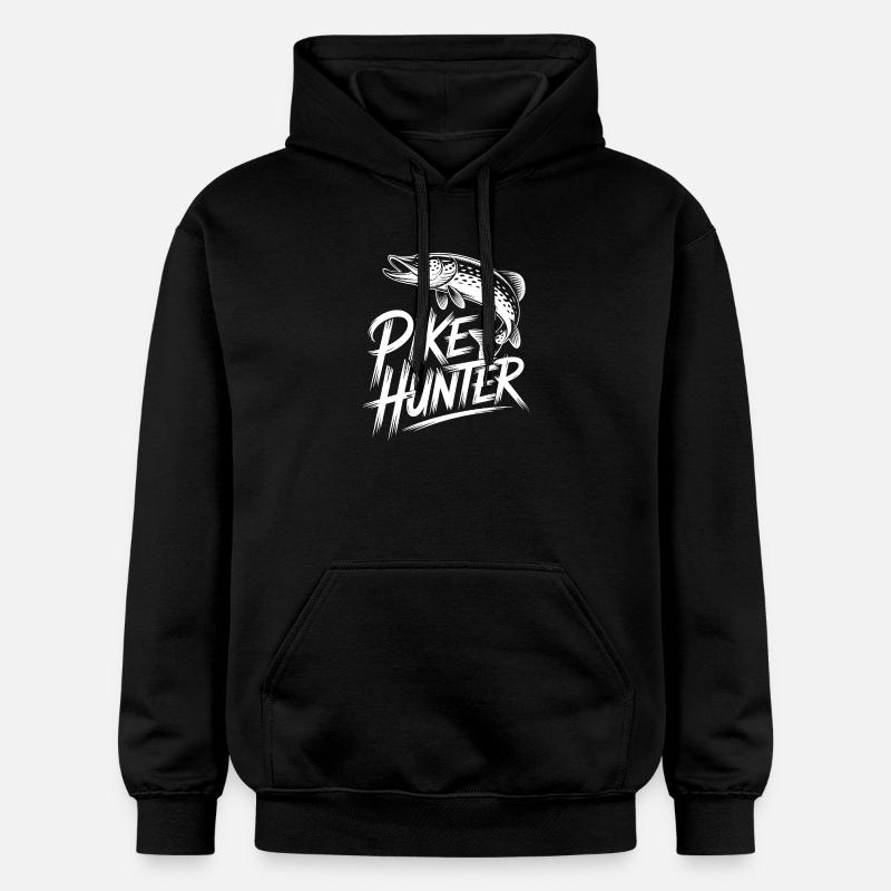 Pêcheur prédateur - Sweat à capuche Softstyle® Gildan Unisexe - noir