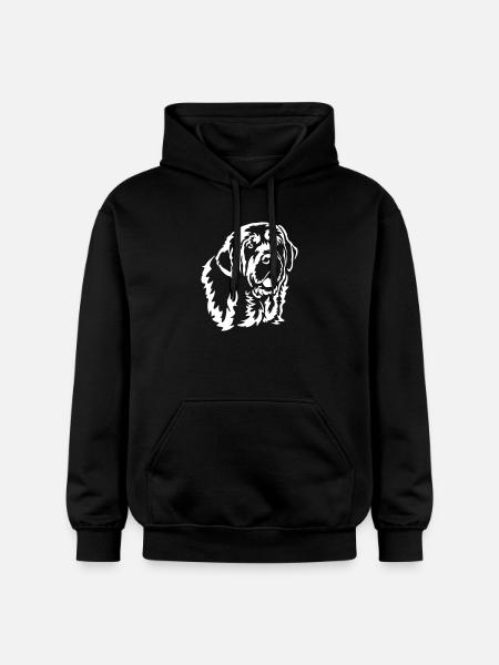 Spanish Mastiff Head "Black Edition" - Gildan Unisex Softstyle® Midweight Hoodie - black