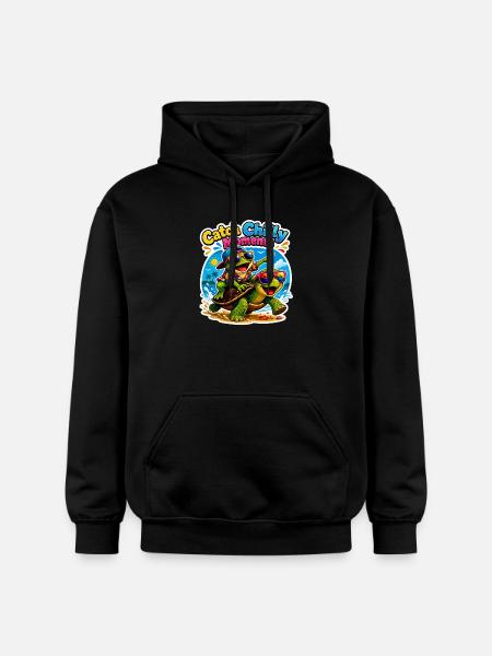 Urlaubs Vibes - Gildan Unisex Softstyle® Midweight Hoodie - Schwarz