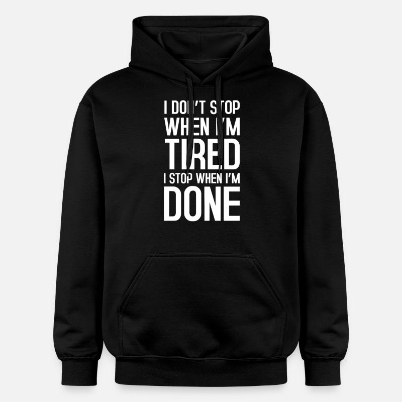 I dont stop - Sweat à capuche Softstyle® Gildan Unisexe - noir