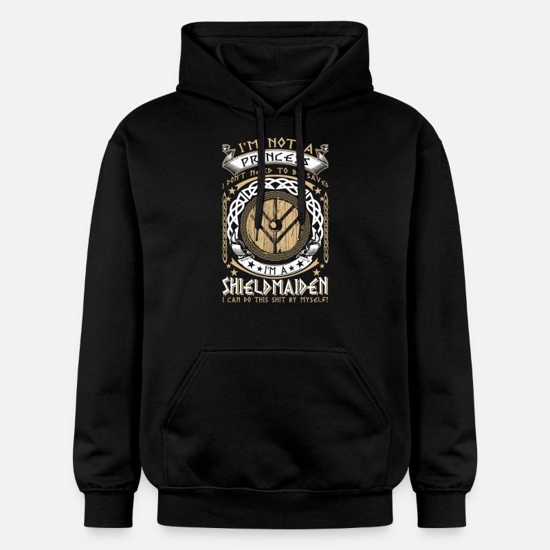 Je suis une écuyère - fr - Sweat à capuche Softstyle® Gildan Unisexe - noir