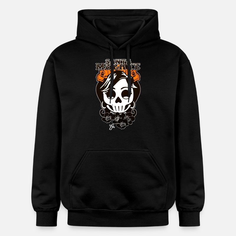 Santa Muerte - Sweat à capuche Softstyle® Gildan Unisexe - noir