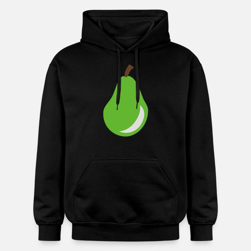 Poire - Fruit - Sweat à capuche Softstyle® Gildan Unisexe - noir