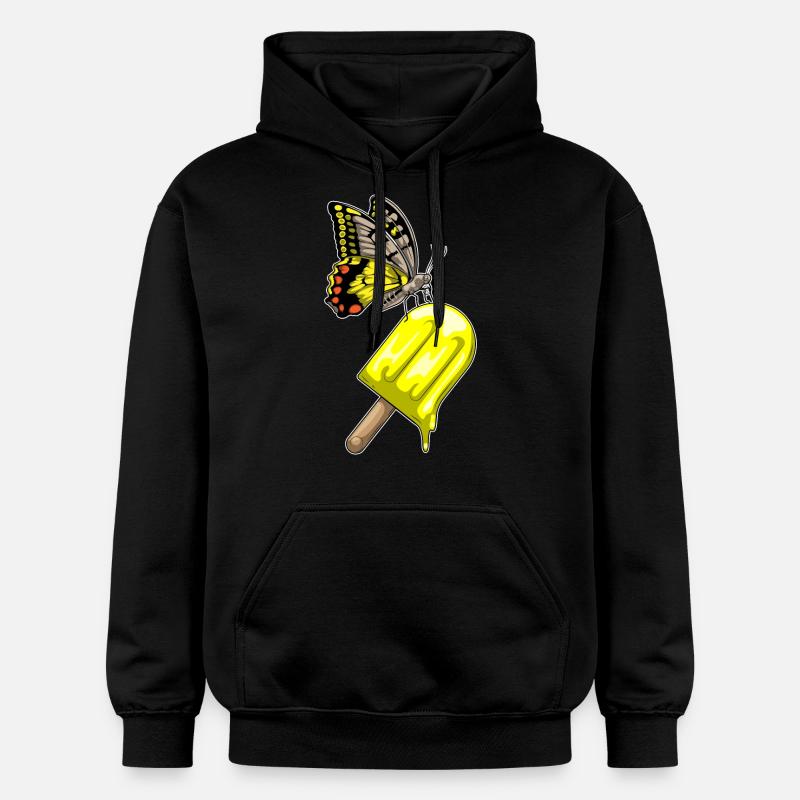 Popsicles papillon - Sweat à capuche Softstyle® Gildan Unisexe - noir