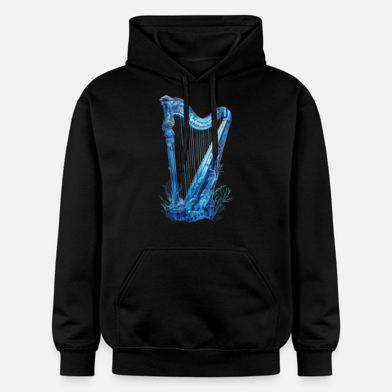 Harpe à poisson - Sweat à capuche Softstyle® Gildan Unisexe - noir