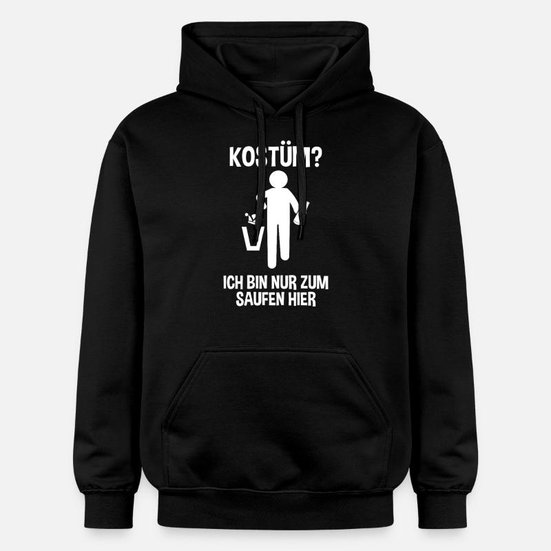 Carnaval de Jecken Carnaval - Sweat à capuche Softstyle® Gildan Unisexe - noir