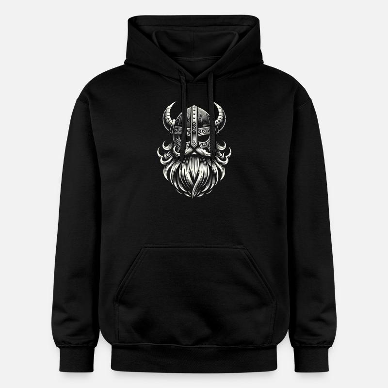 Vaillance viking - Sweat à capuche Softstyle® Gildan Unisexe - noir