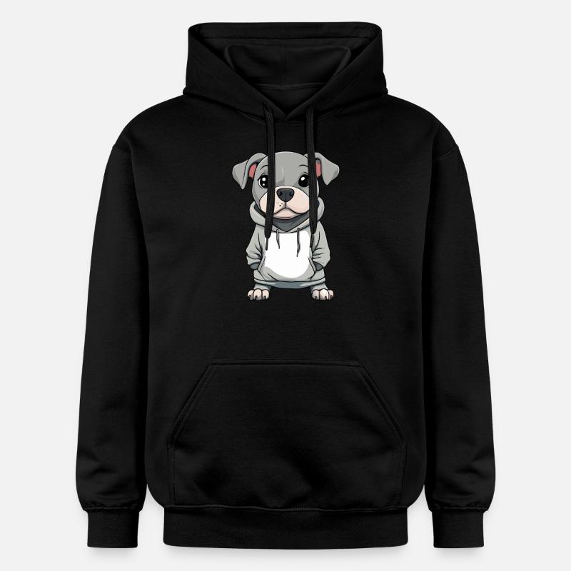 Pit Terrier Chien Drôle - Sweat à capuche Softstyle® Gildan Unisexe - noir