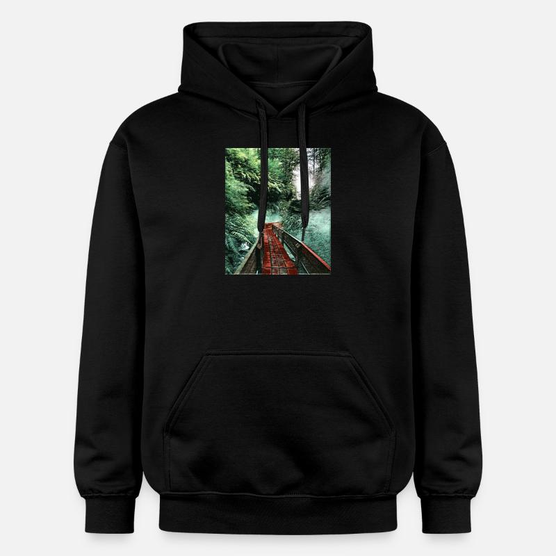Termas Geométricas, Chili - Sweat à capuche Softstyle® Gildan Unisexe - noir