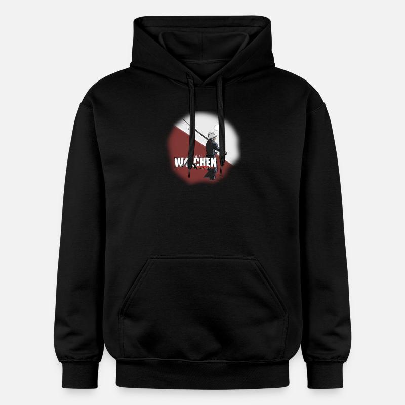 Stadtwächter - Gildan Unisex Softstyle® Midweight Hoodie - Schwarz