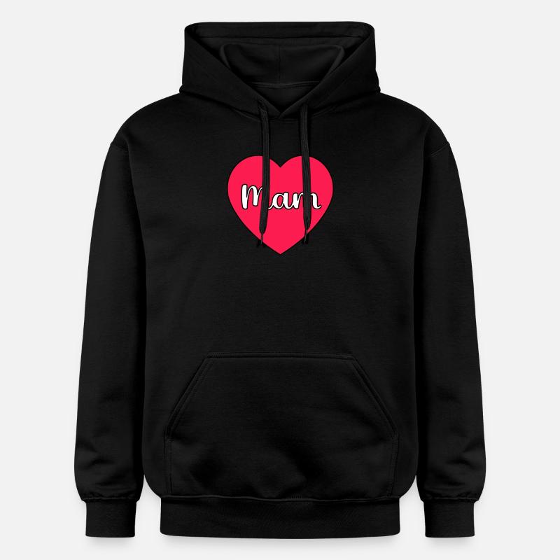 Mama Hart - Gildan Unisex Softstyle® Midweight Hoodie - Schwarz