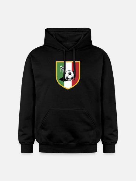 subbuteo-scudetto-bianconero - Gildan Unisex Softstyle® Midweight Hoodie - black