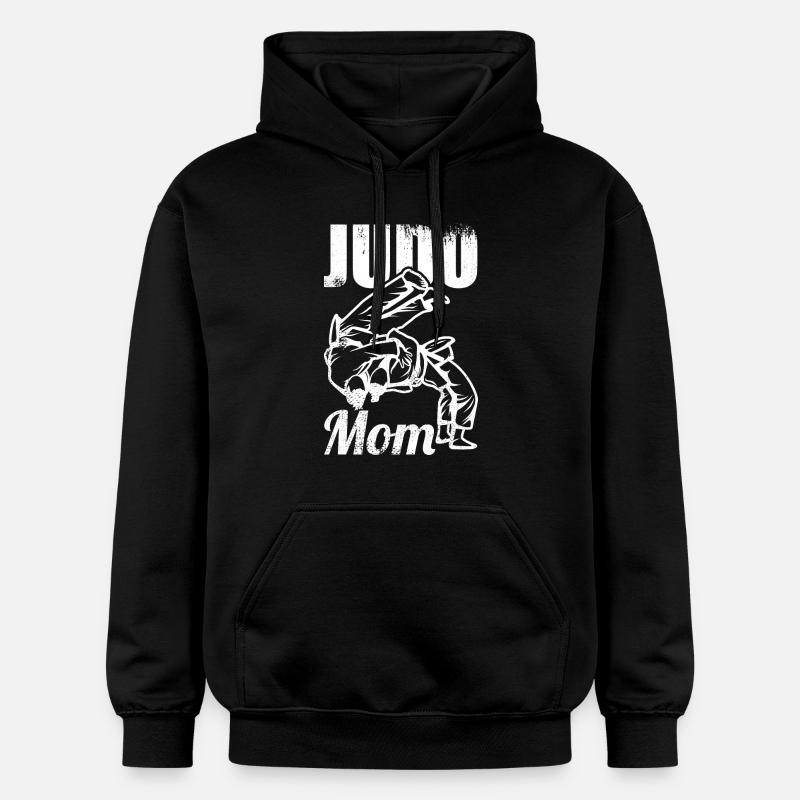 Judo Mama - Sweat à capuche Softstyle® Gildan Unisexe - noir