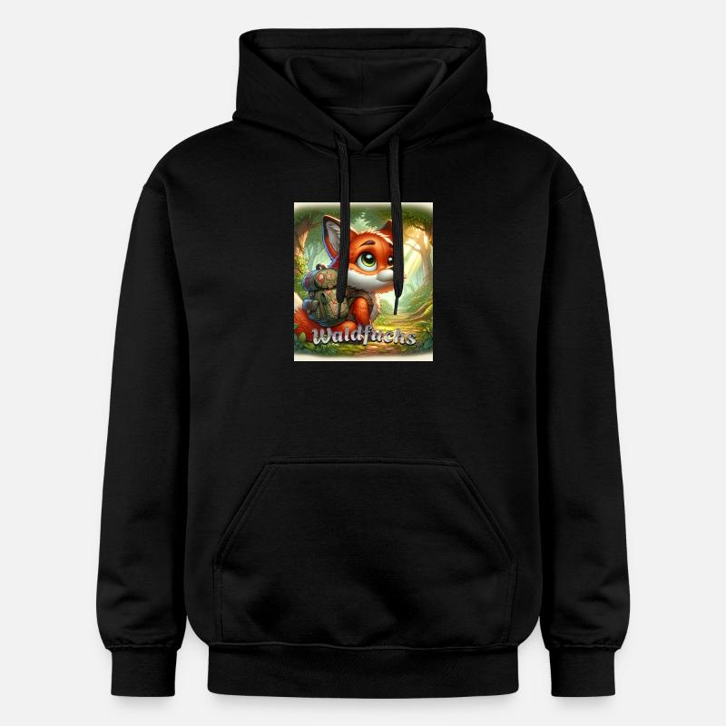 Waldfuchs - Gildan Unisex Softstyle® Midweight Hoodie - Schwarz