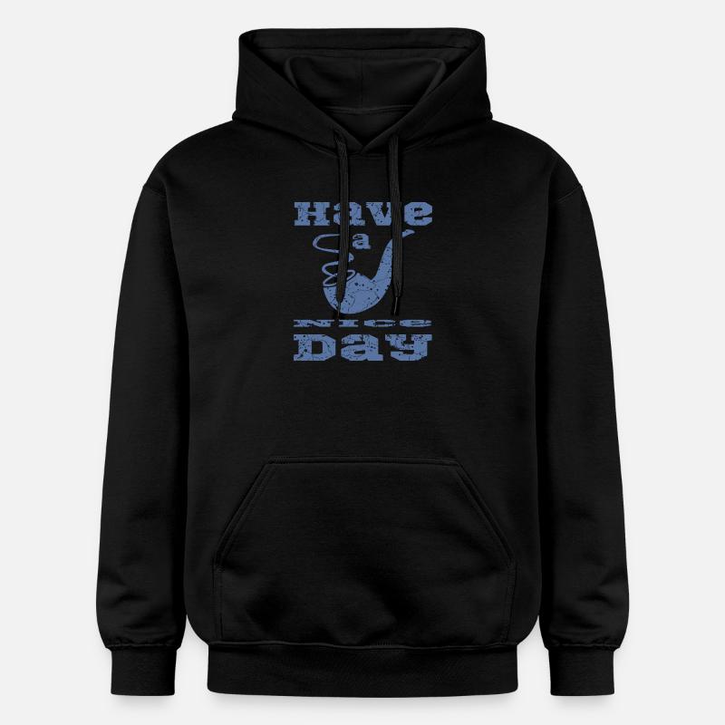 Whistle with saying - Gildan Unisex Softstyle® Midweight Hoodie - black