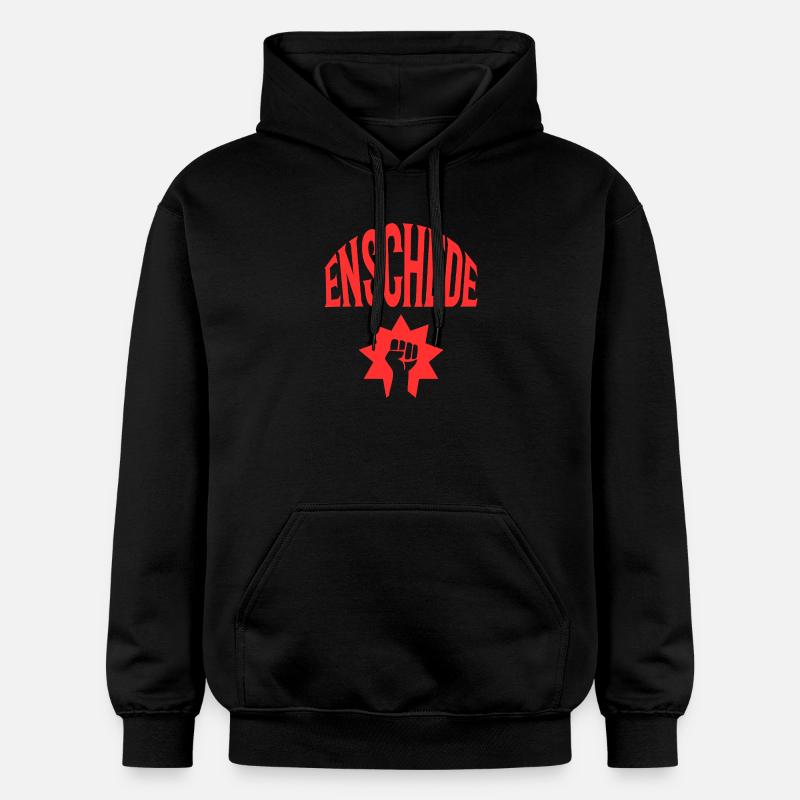 Enschede - Sweat à capuche Softstyle® Gildan Unisexe - noir