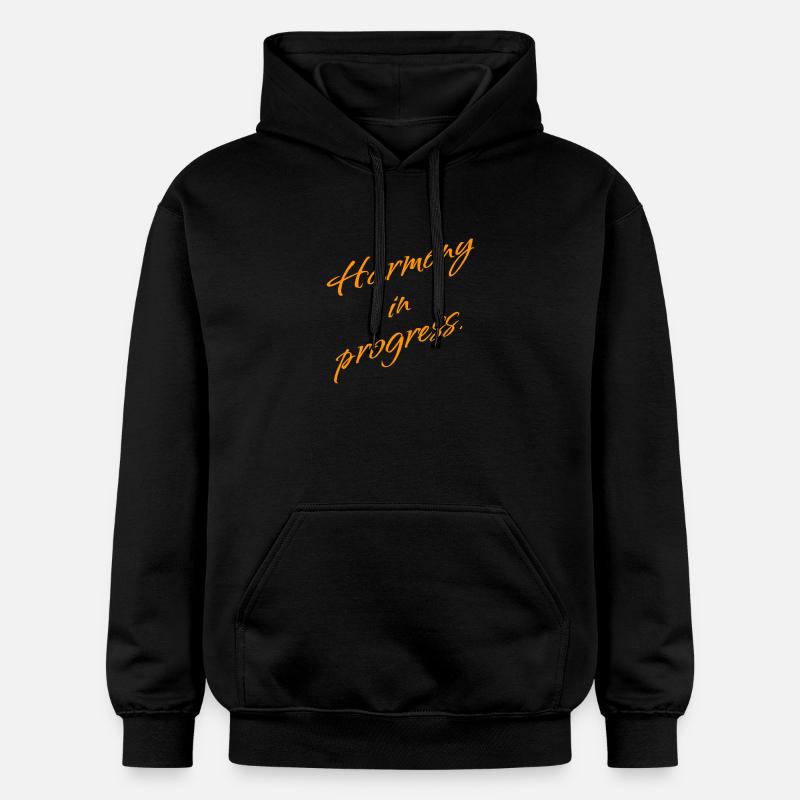 Harmony in Progress – Balance & Mindset - Sweat à capuche Softstyle® Gildan Unisexe - noir