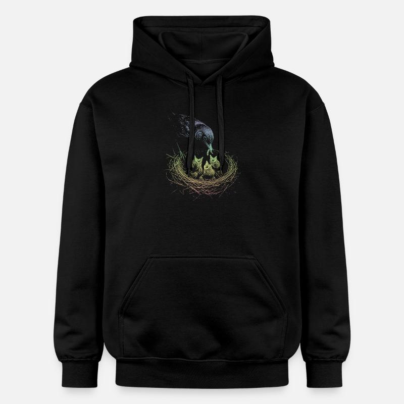 Merle - Sweat à capuche Softstyle® Gildan Unisexe - noir