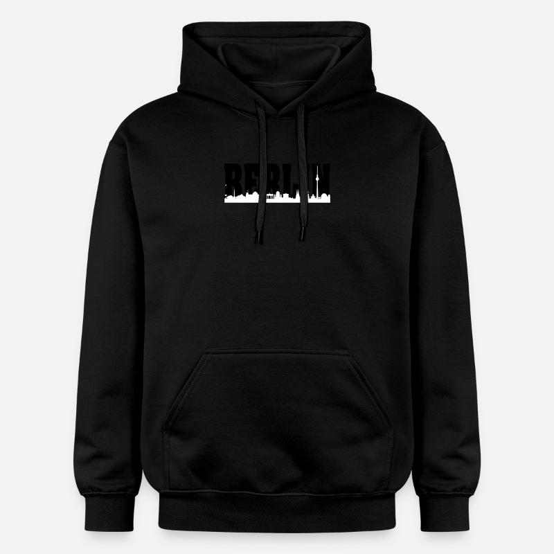 Berlin - Sweat à capuche Softstyle® Gildan Unisexe - noir