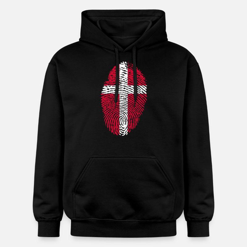 DANEMARK EMPREINTE T-SHIRT - Sweat à capuche Softstyle® Gildan Unisexe - noir
